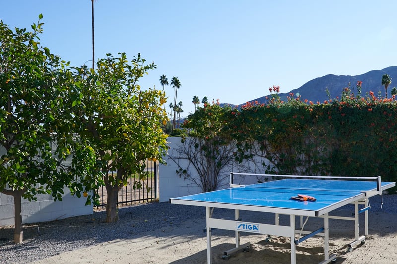 Enjoy a game of ping pong