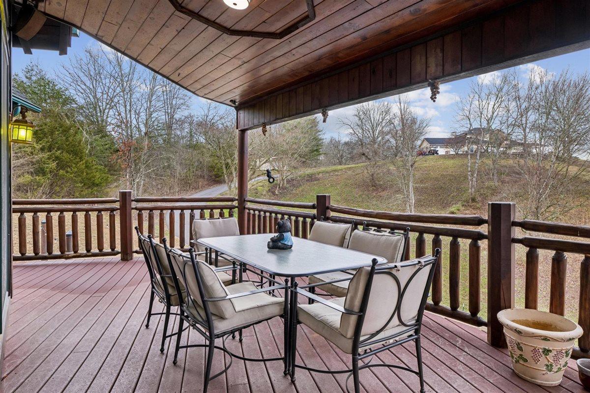 Start the morning outside with coffee or slow down and enjoy the fresh mountain air