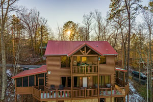 Back of Gone to Therapy cabin