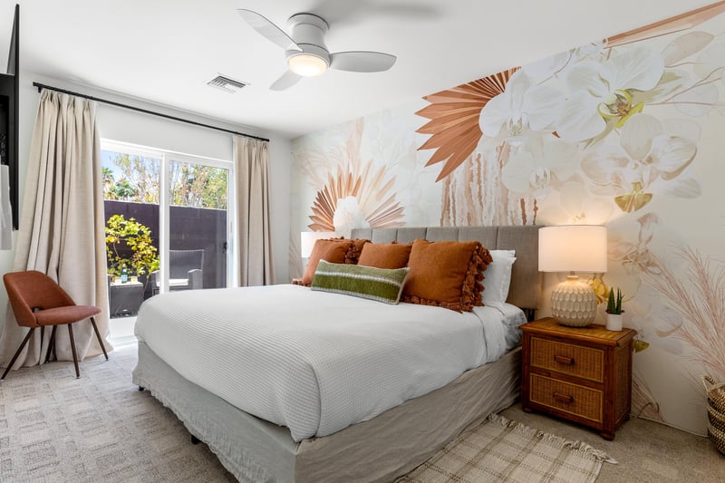 Restful guest bedroom