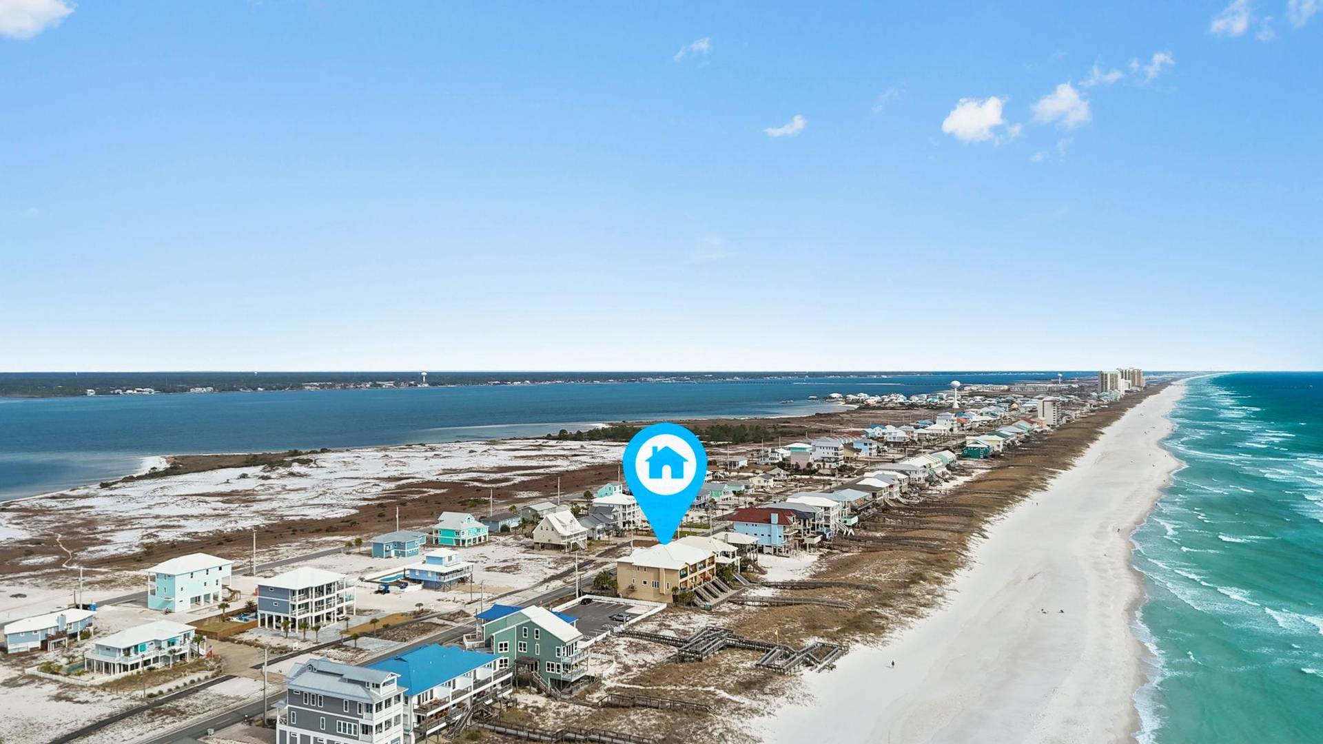 Gulf Paradise Aerial