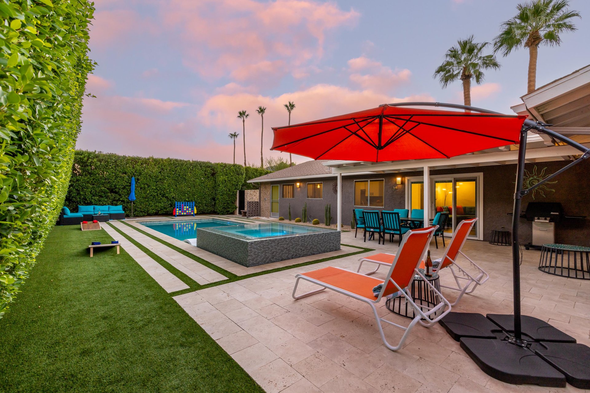 Palm Springs sunsets await