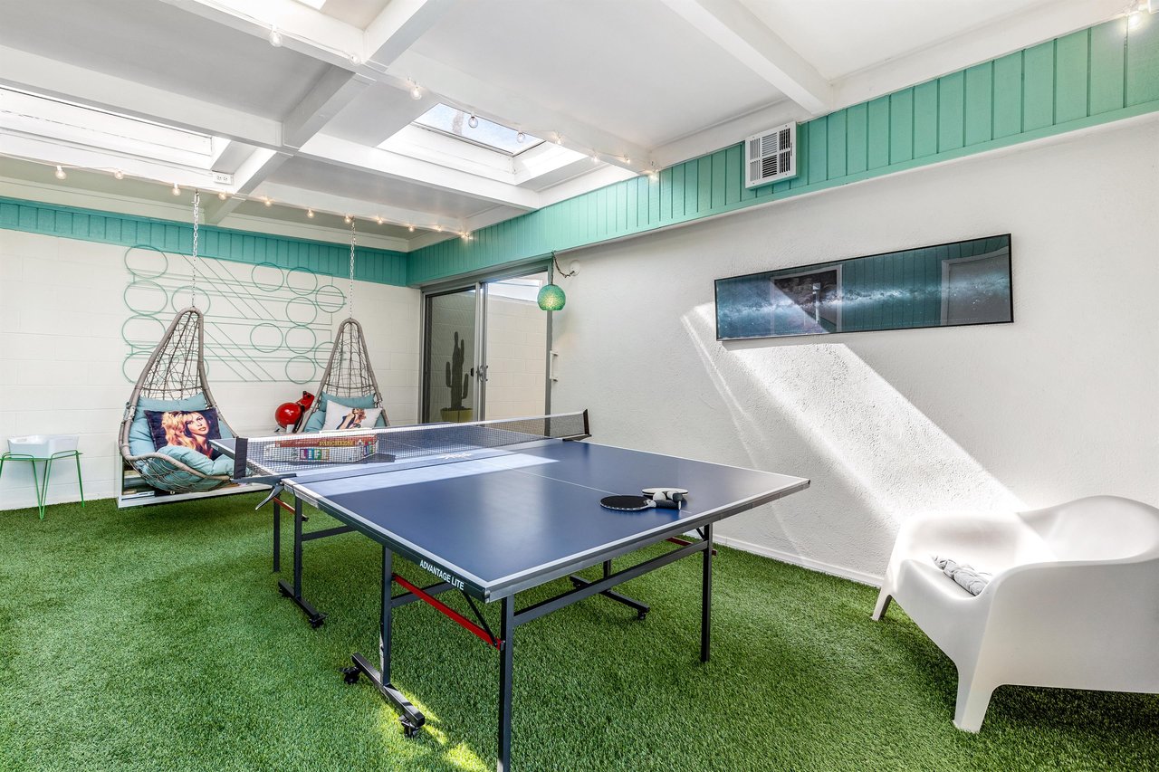 The games room perfect for the whole family