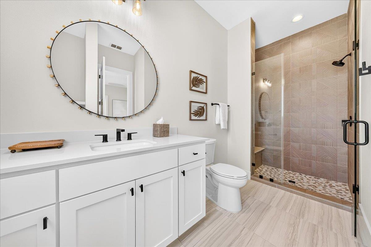 First floor primary queen bathroom