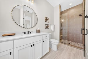 First floor primary queen bathroom