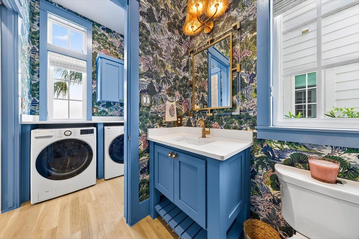 Half Bath into Utility Room