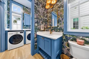 Half Bath into Utility Room