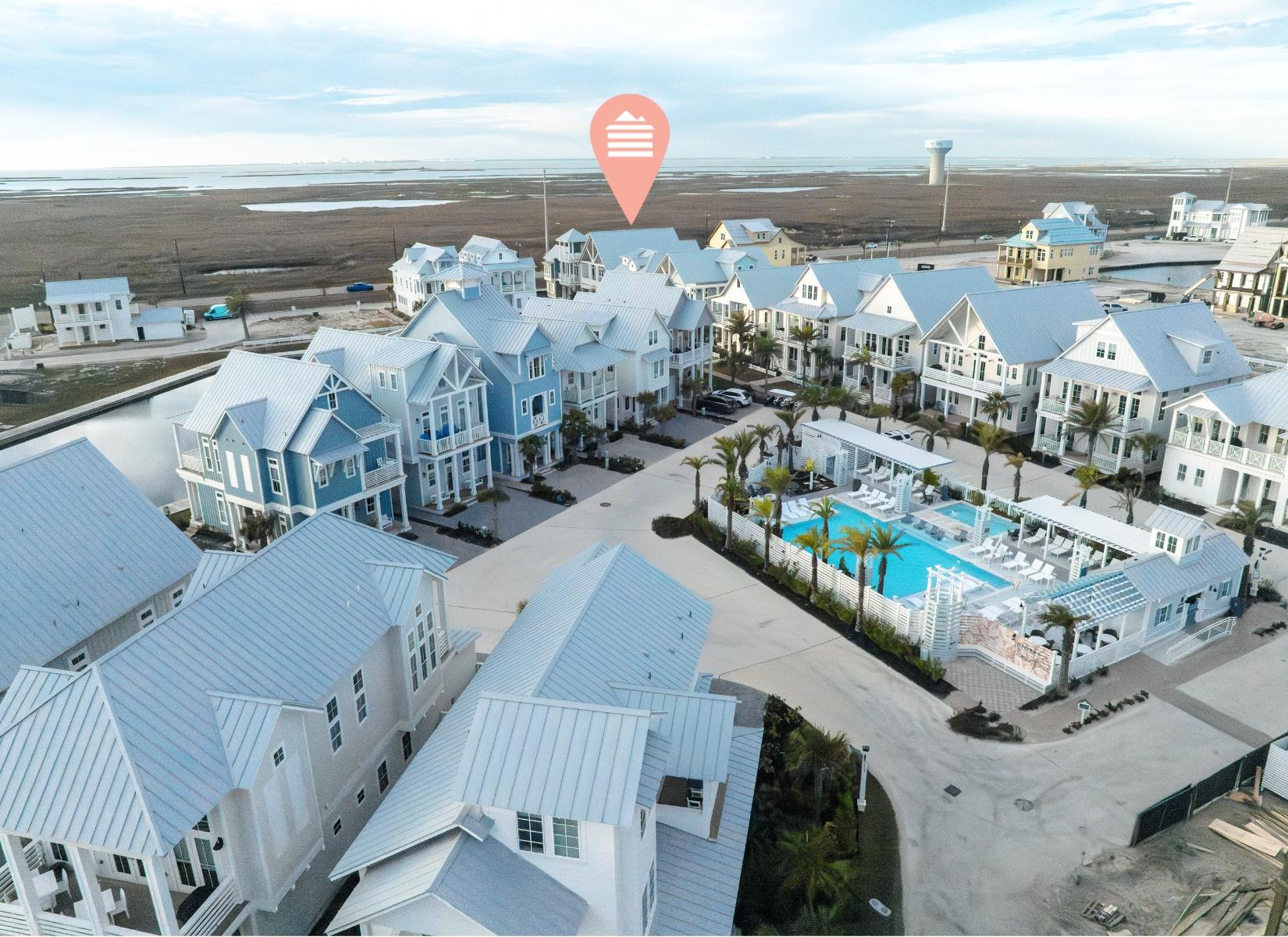 Aerial View, Location