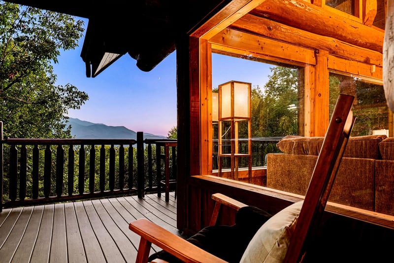 Step onto your private balcony and take in the stunning mountain views as the sun sets. The perfect spot to unwind with a quiet evening surrounded by nature.