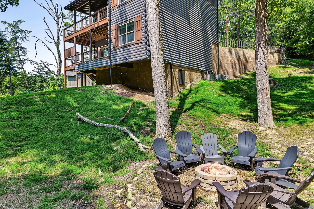 Exterior Shot Firepit