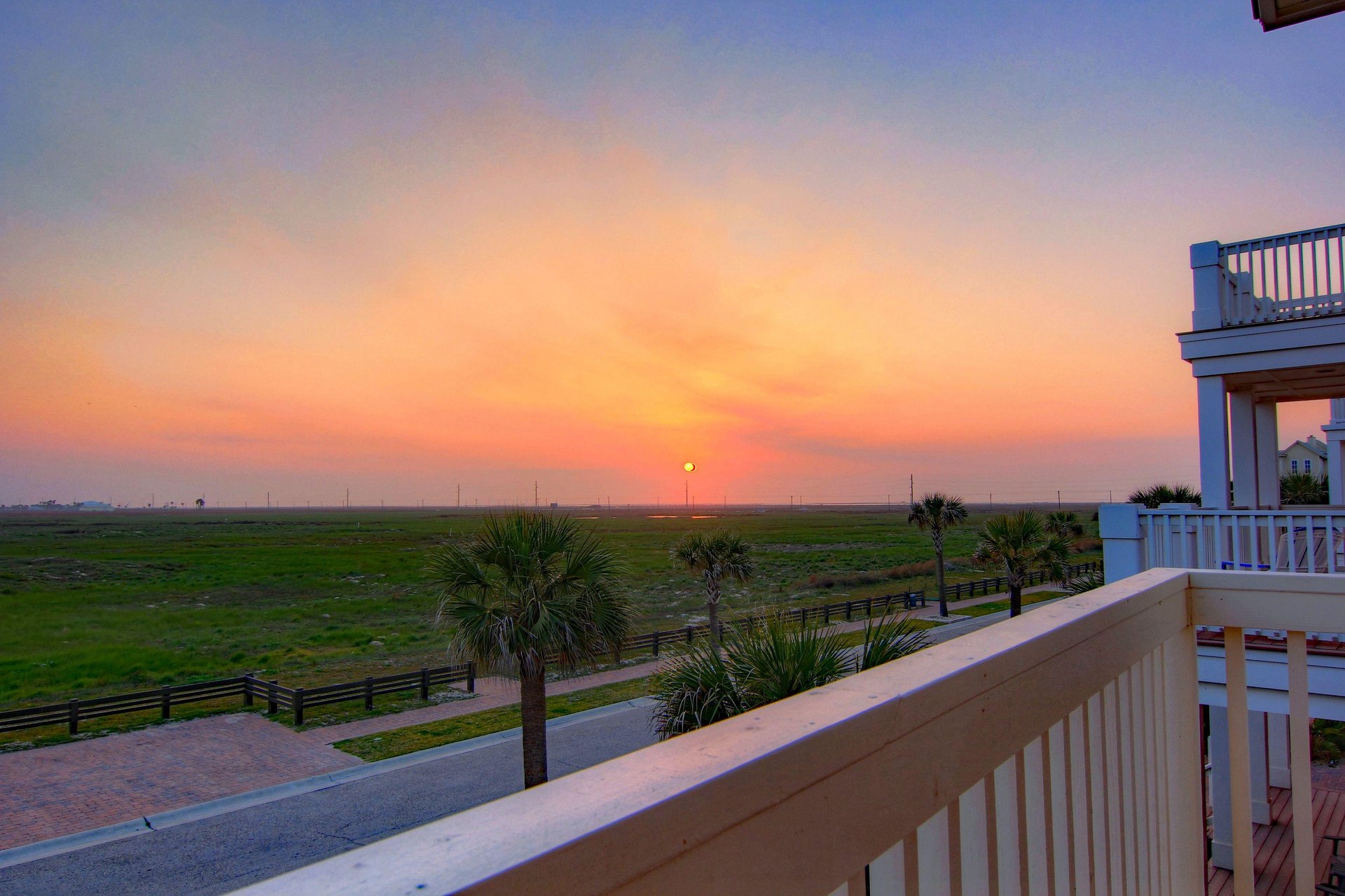 Primary King Private Balcony View at Sunset, 2nd Floor