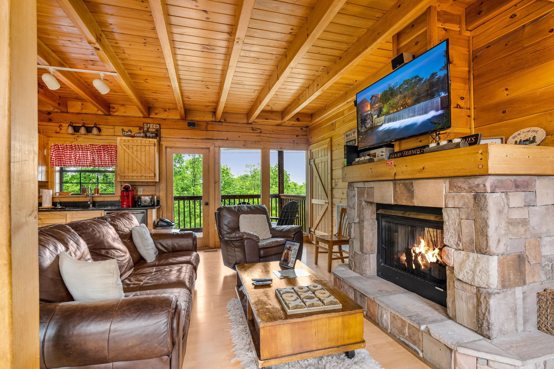 Living Room Fireplace Area