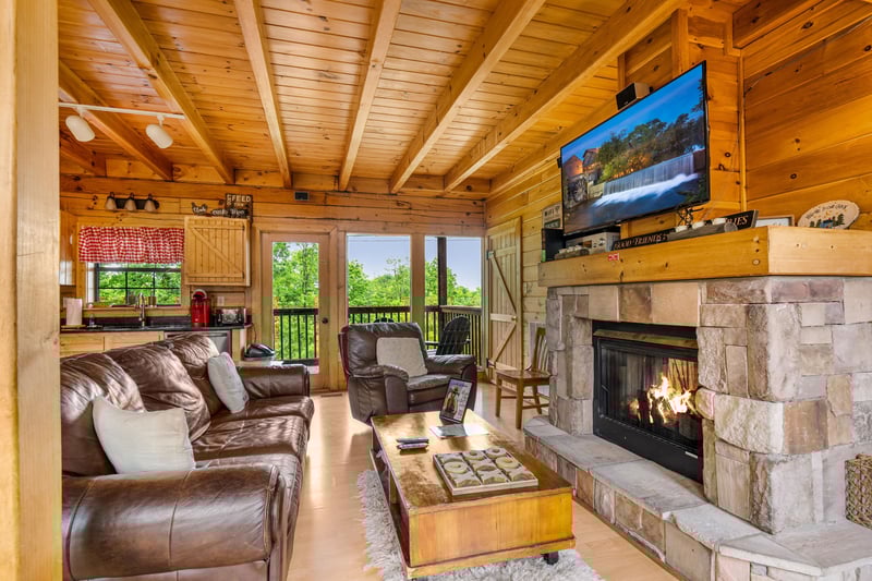 Living Room Fireplace Area