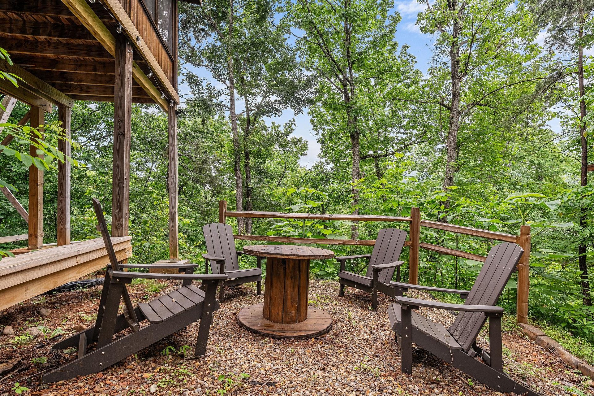 Outdoor grill  seating