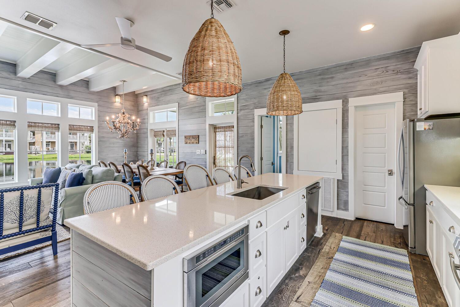 Kitchen with Lake Views, 1st Floor