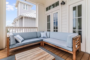 2nd Floor Front Balcony with Lounge Seating