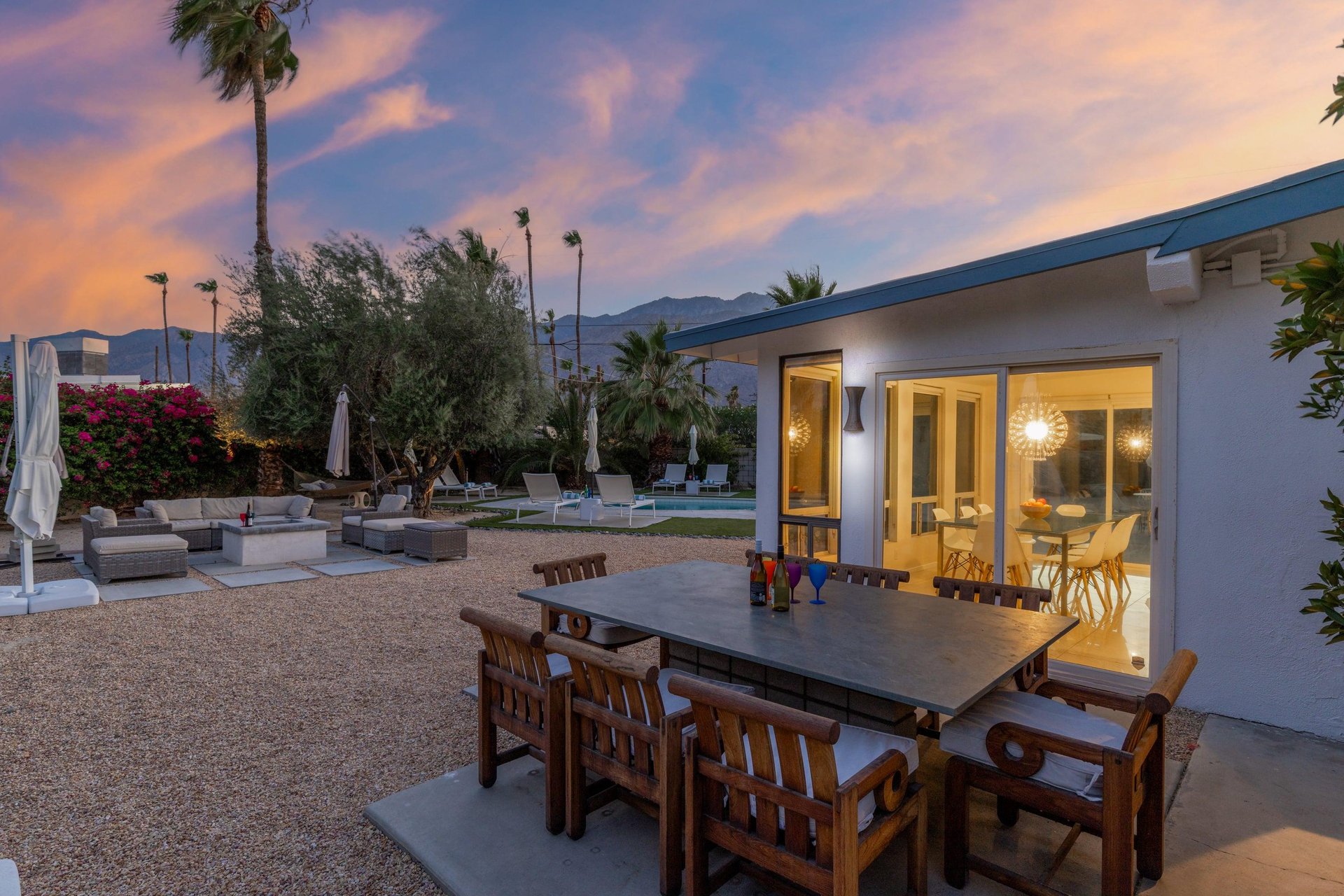 Dine under a famous desert sunset