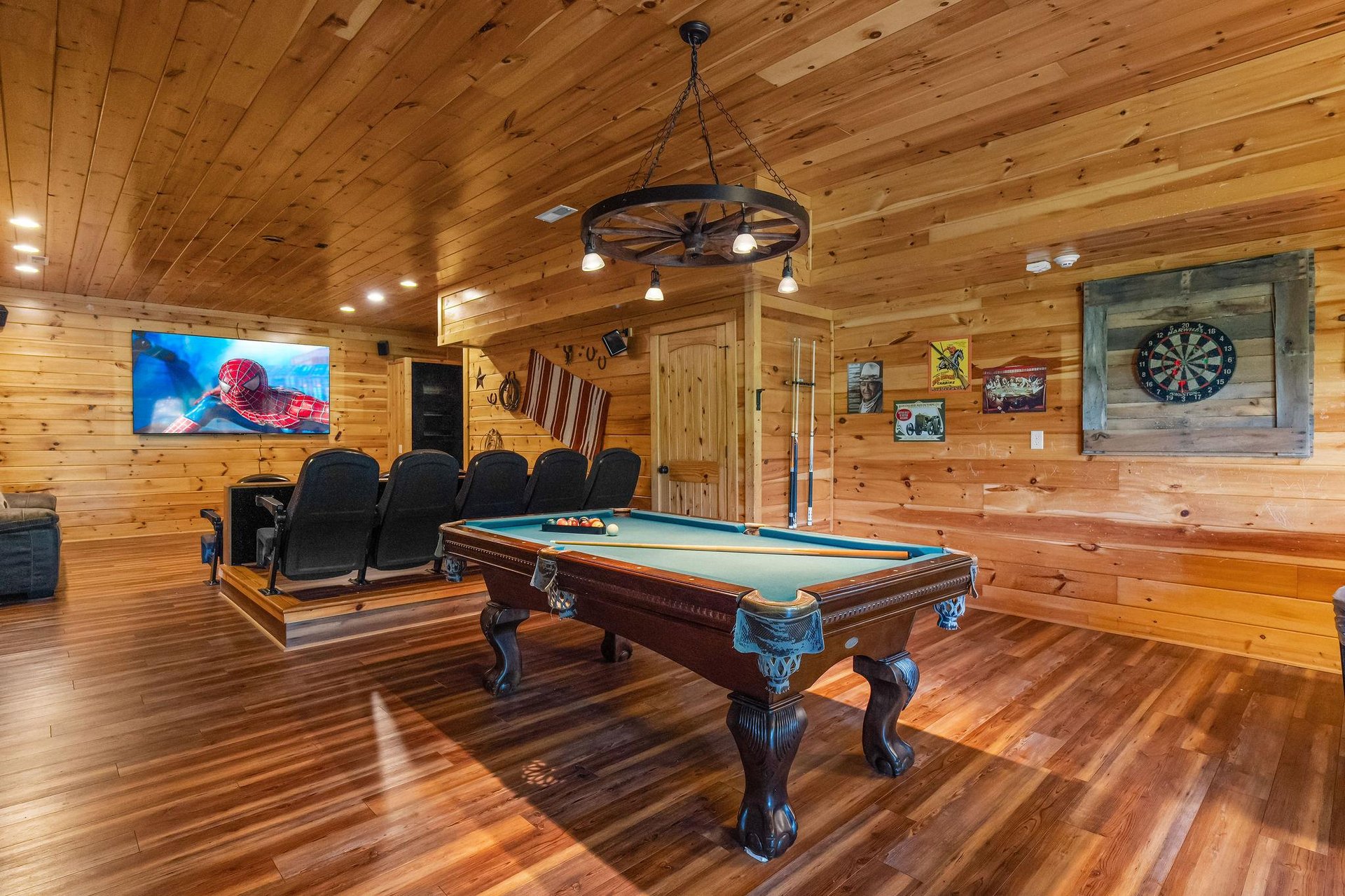 Pool TableTheater Room