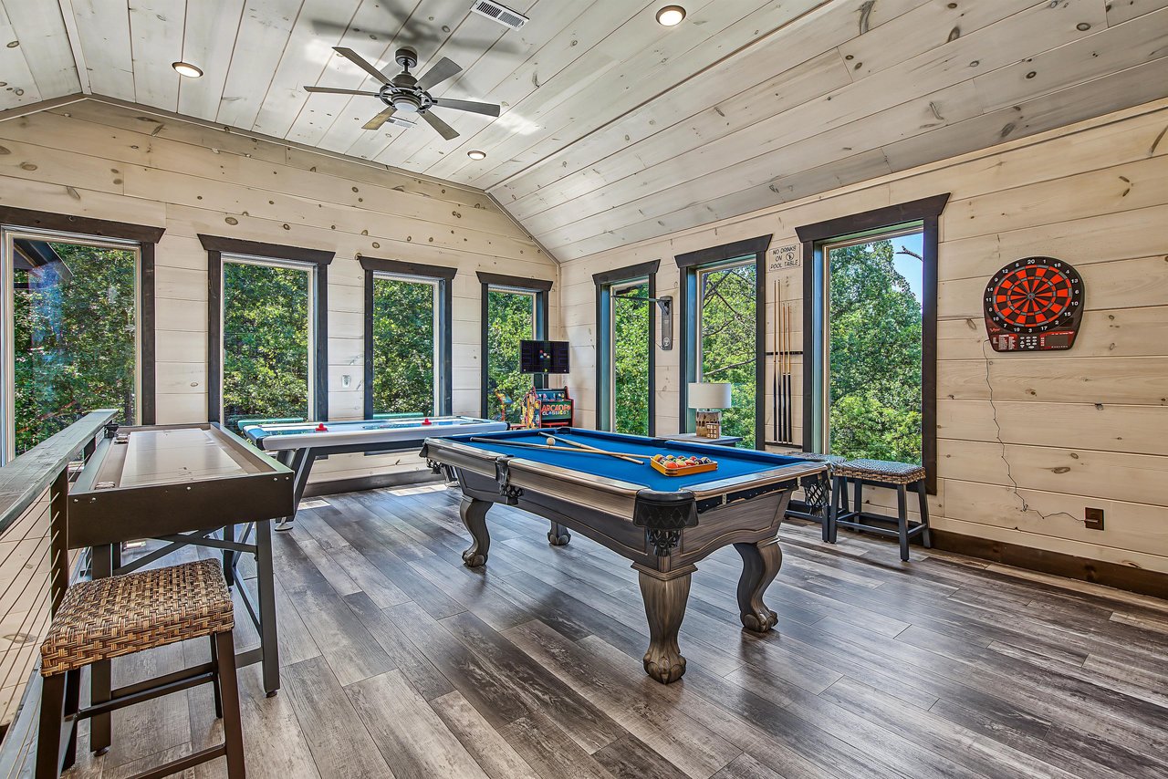 Upstairs Game room
