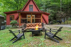 Front Entrance and Fire Pit