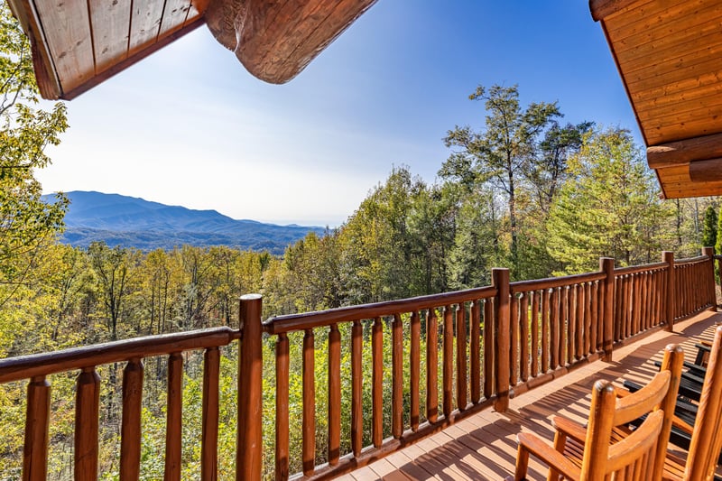 View from Grizzlys Den cabin