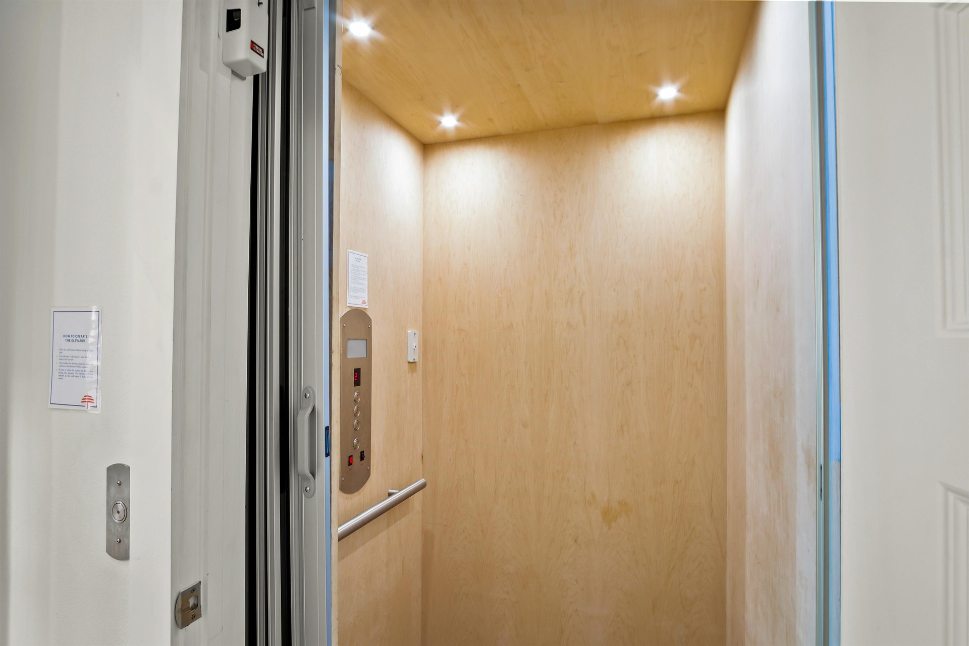 Elevator To All Three Levels