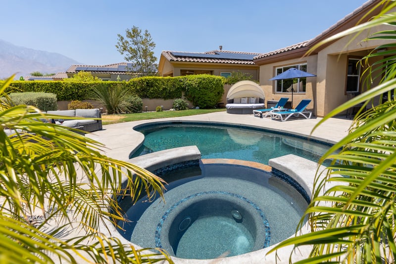 Lounge the day away in the pool
