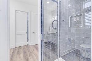 Jack  Jill Double Shower Bathroom, 1st Floor