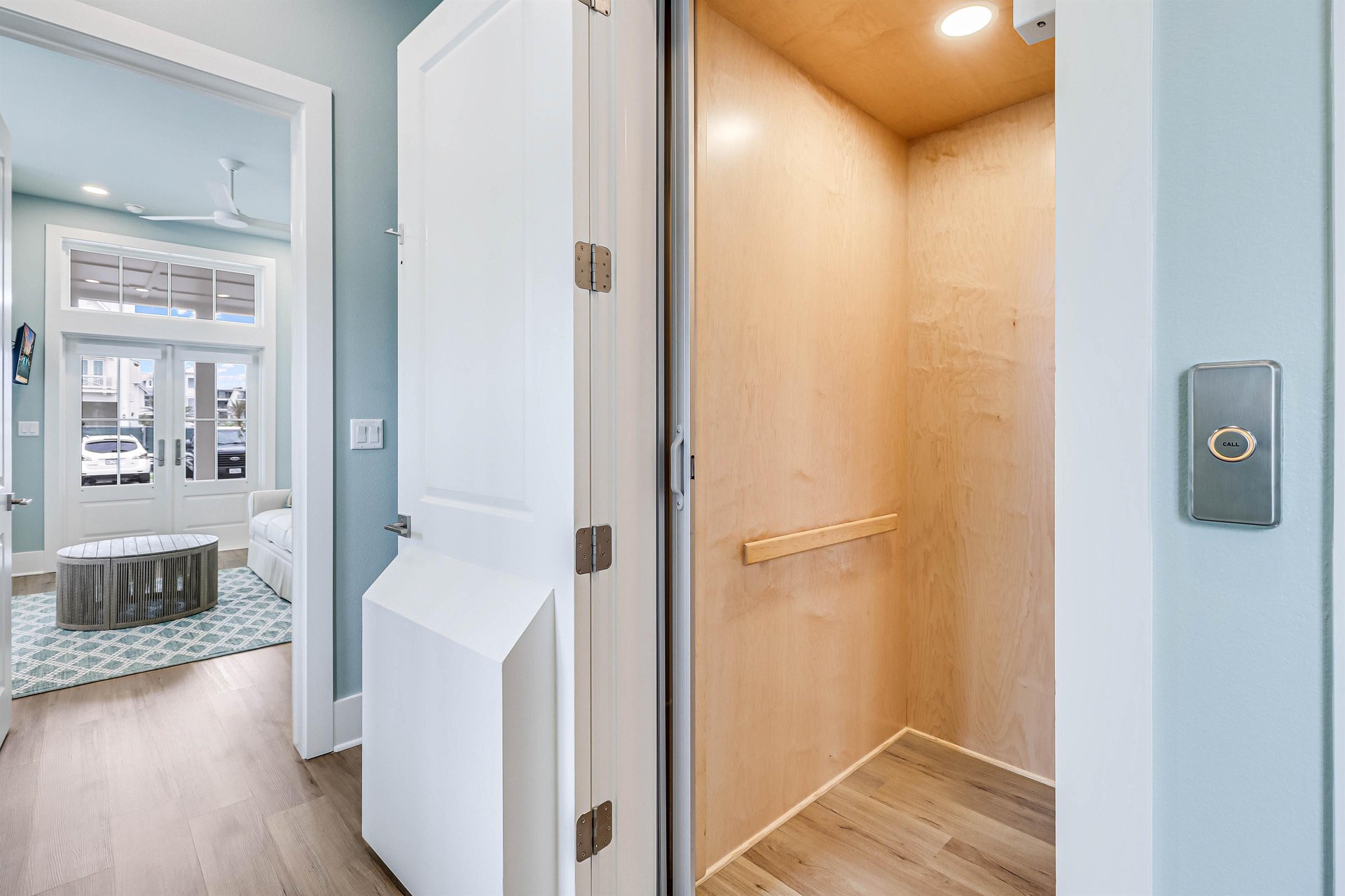 Elevator to All Three Levels