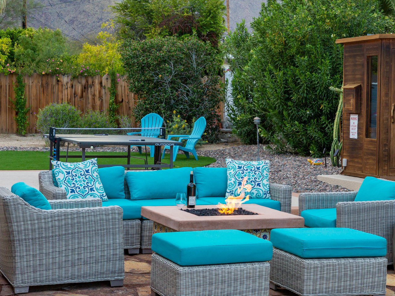 There is so much to do in this walled and gated private backyard