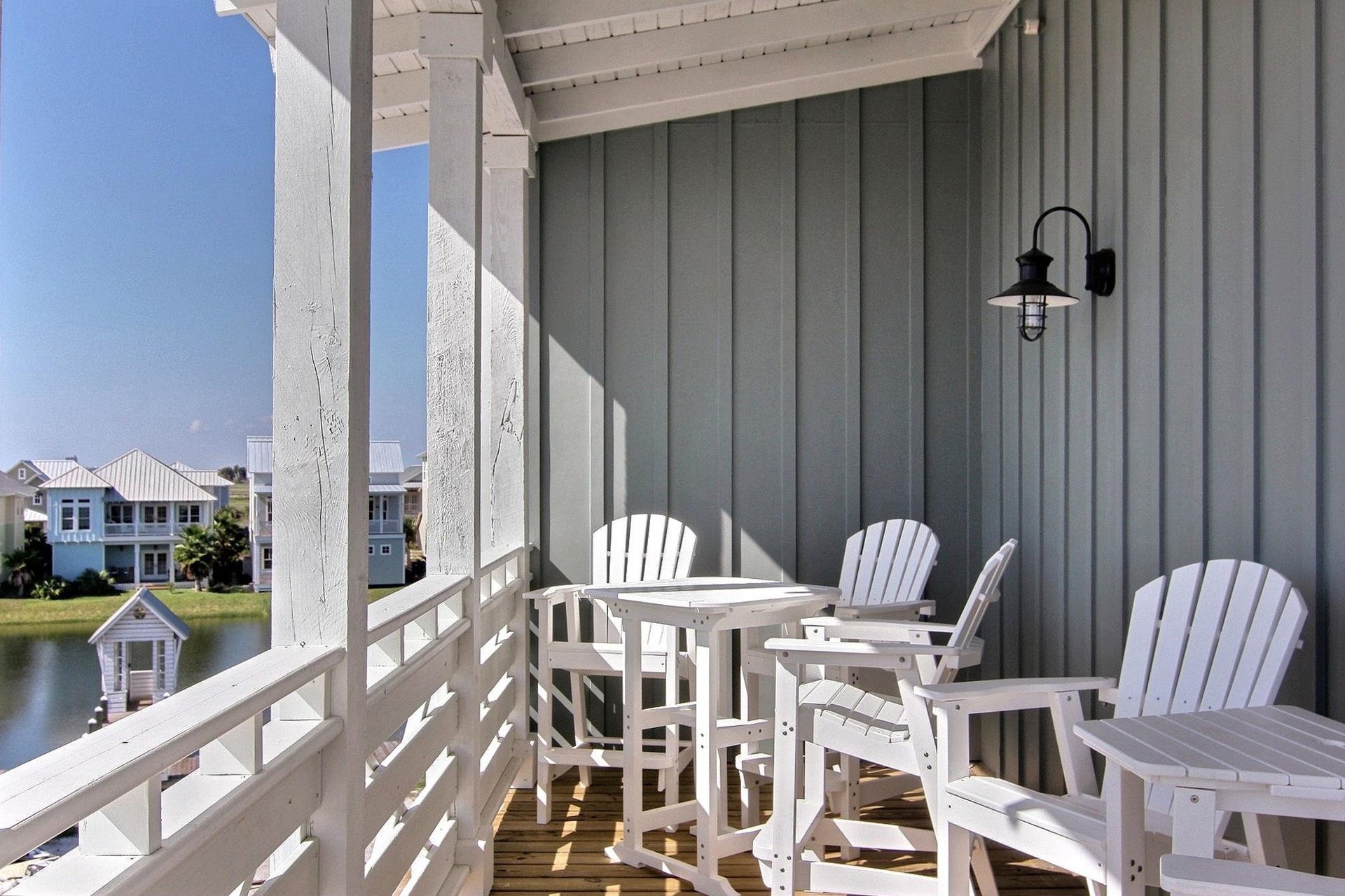 Side Balcony With Lake Colby Views