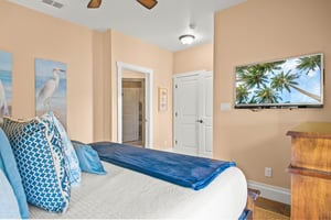 Corner View of 1st Floor Back Queen Bedroom