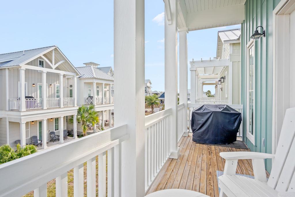 Balcony off of King Bedroom, 2nd Floor