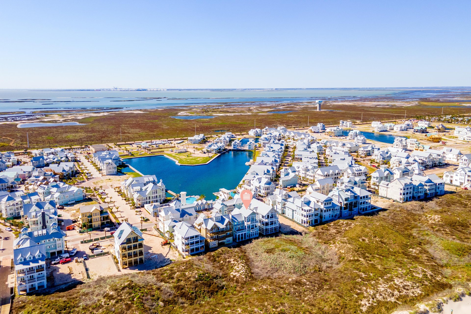 Sea Forever, Gulf Side Aerial View