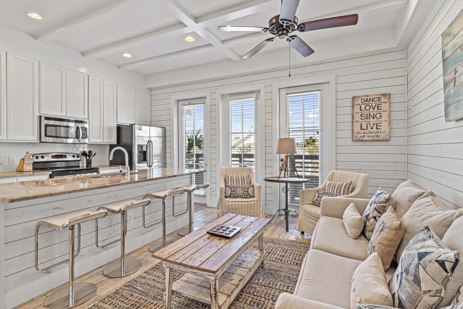 Living Area and Balcony Access