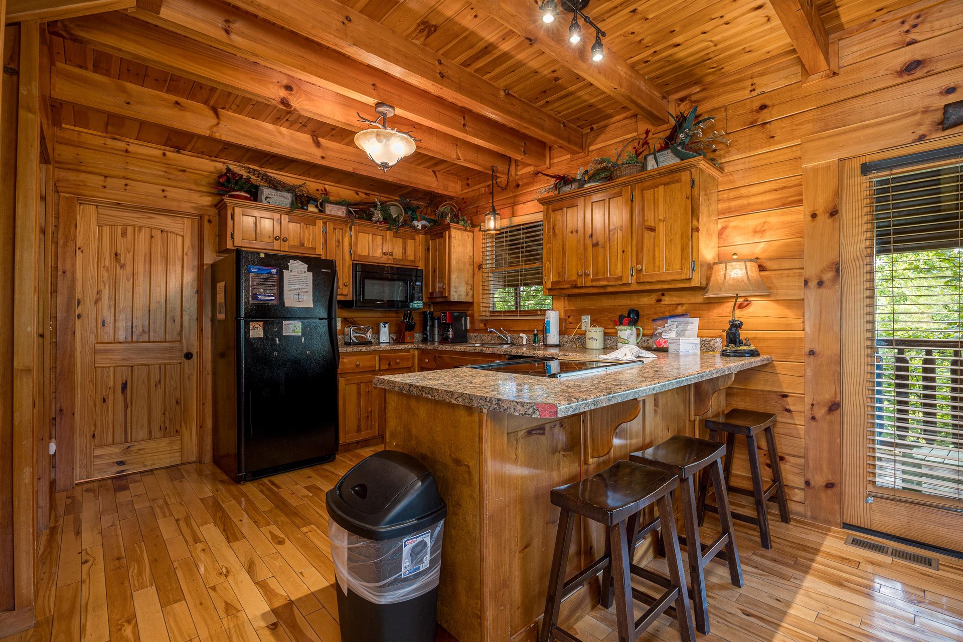 Breakfast seating Island at Logged Out