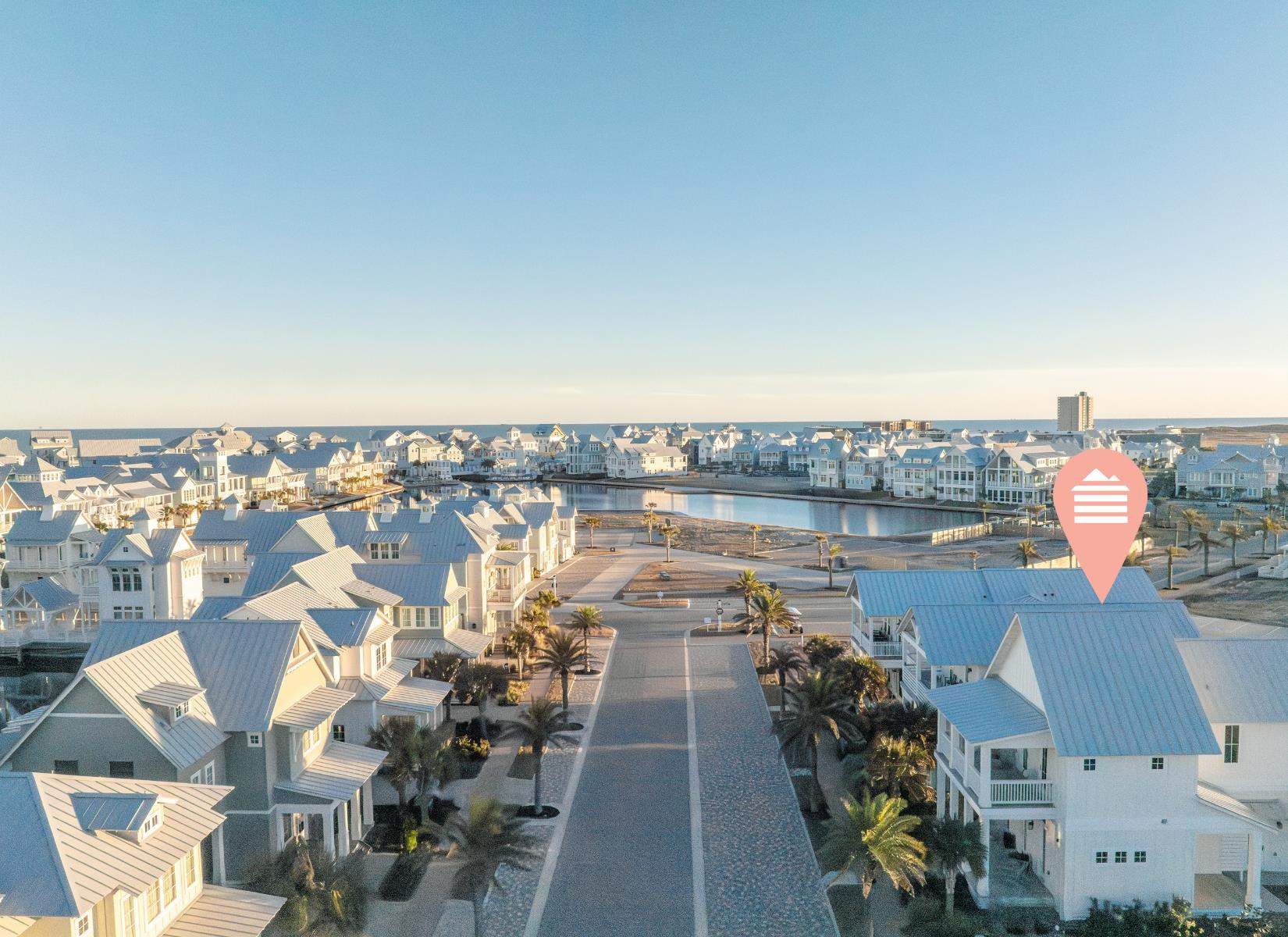 Aerial View, Location