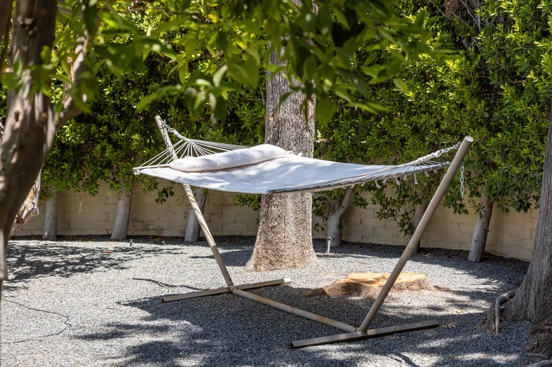 Relax in the hammock