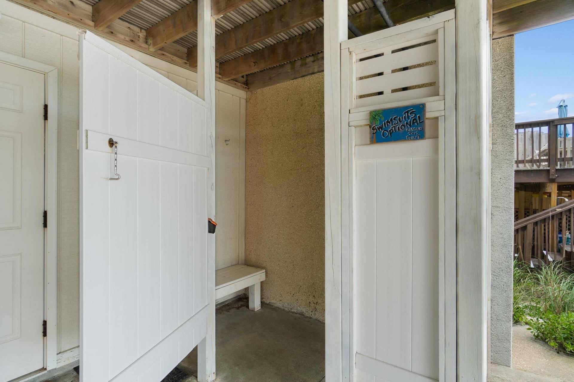 Outdoor HotCold Shower