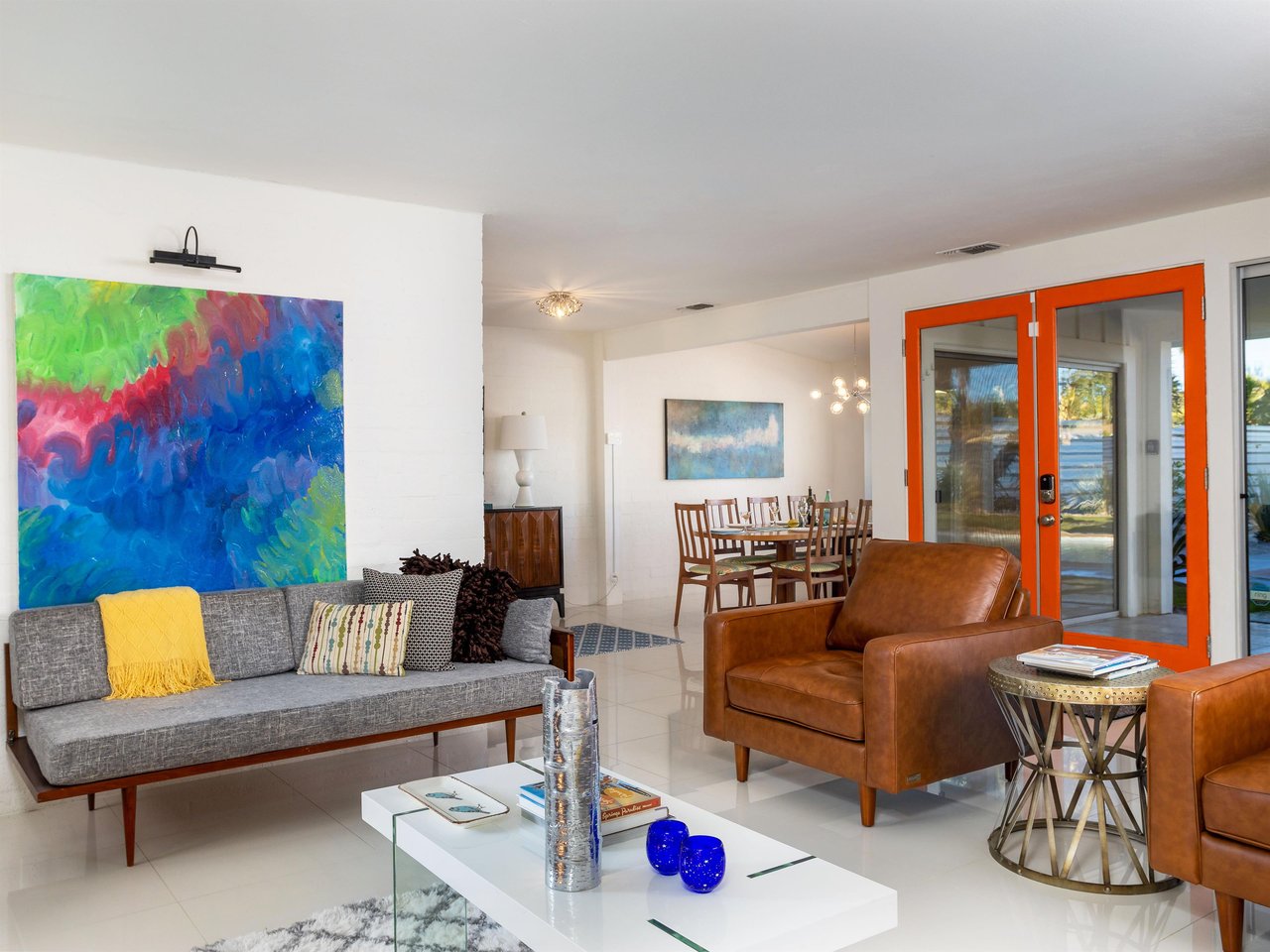 Ample seating in the living room
