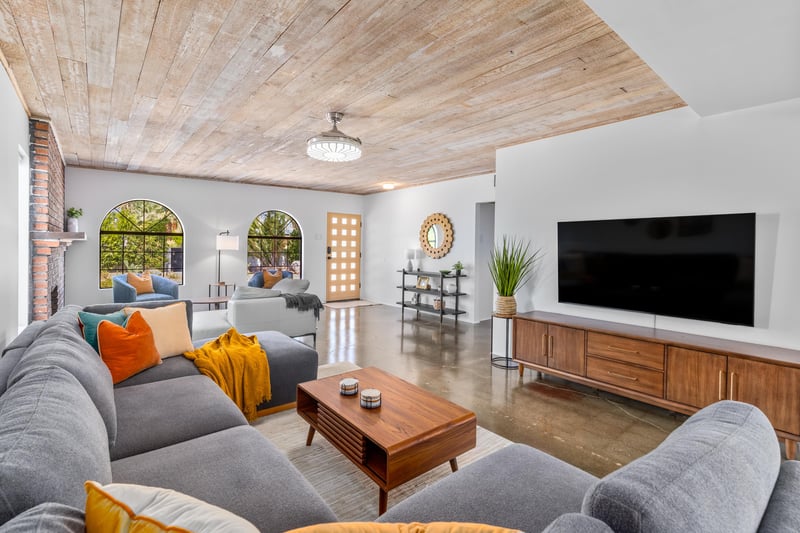 Comfy and inviting living room