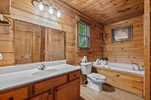 Attached Bathroom Sink