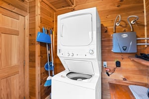 stacked washer and dryer