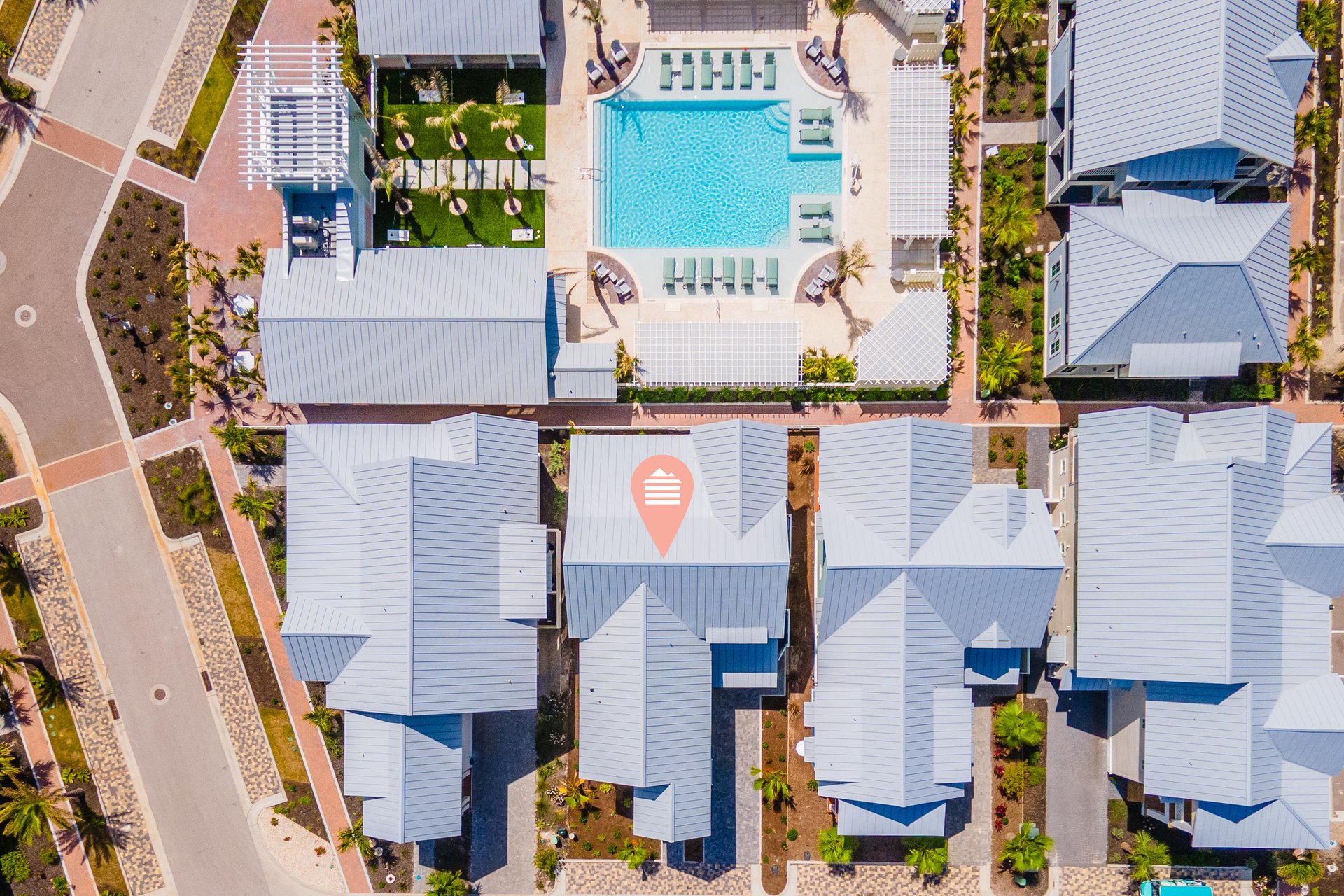 Aerial View, Location