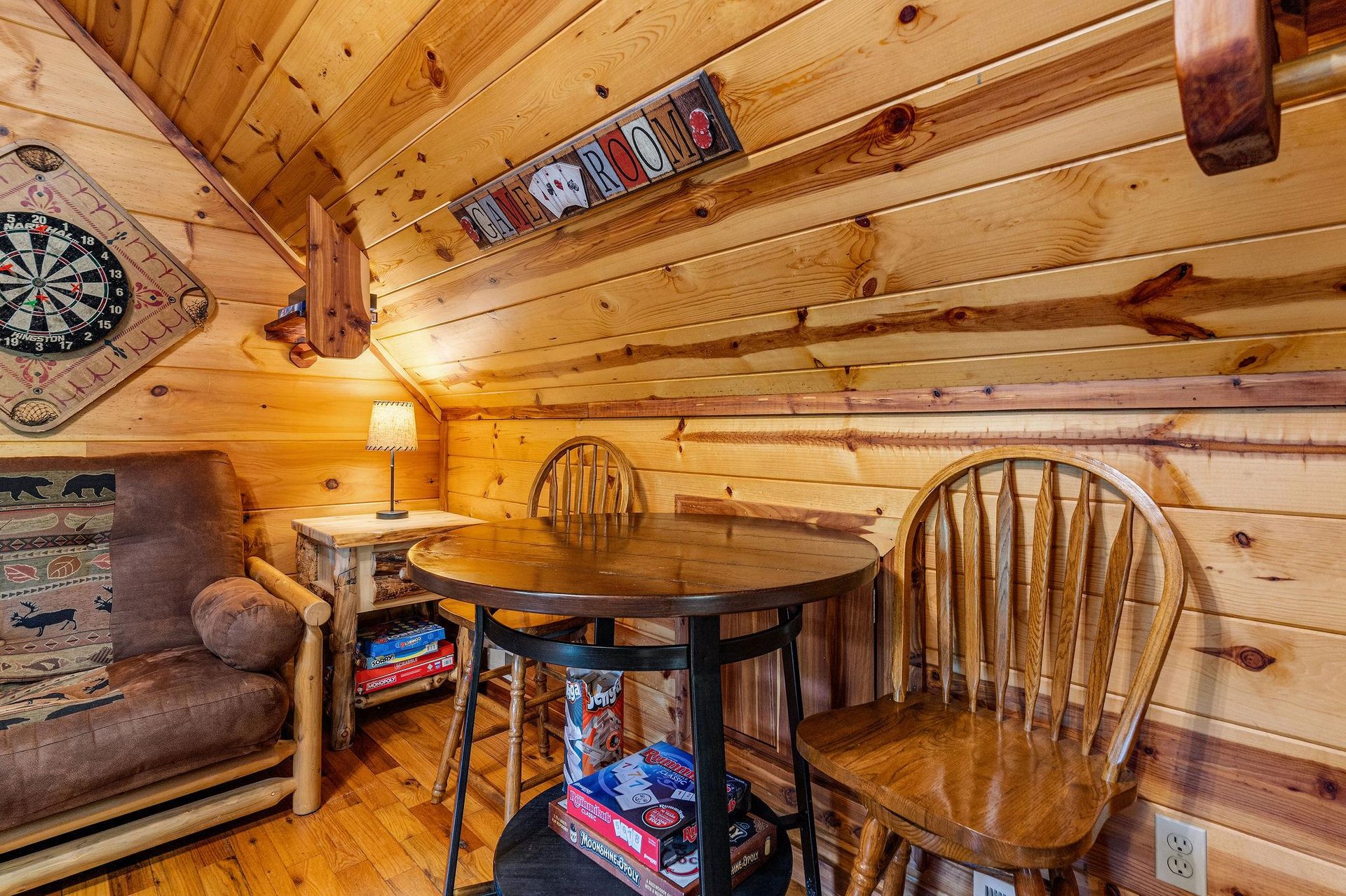 table and chairs with games