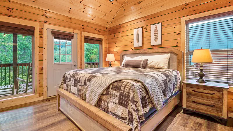 king bed