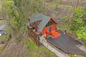 Exterior View with Parking Area