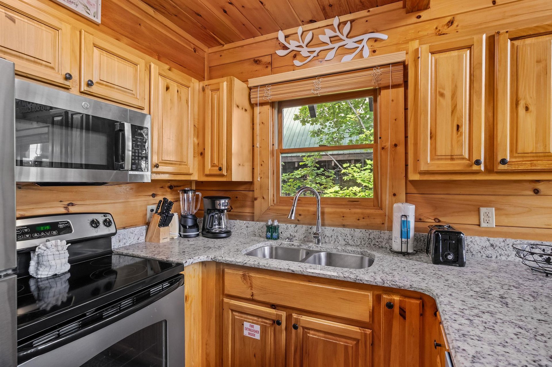 Kitchen sink and appliances