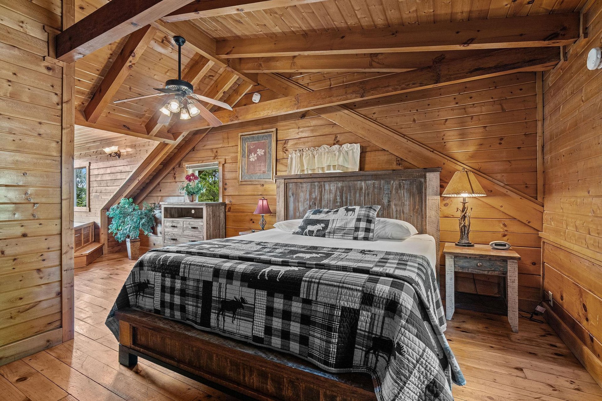 King bed