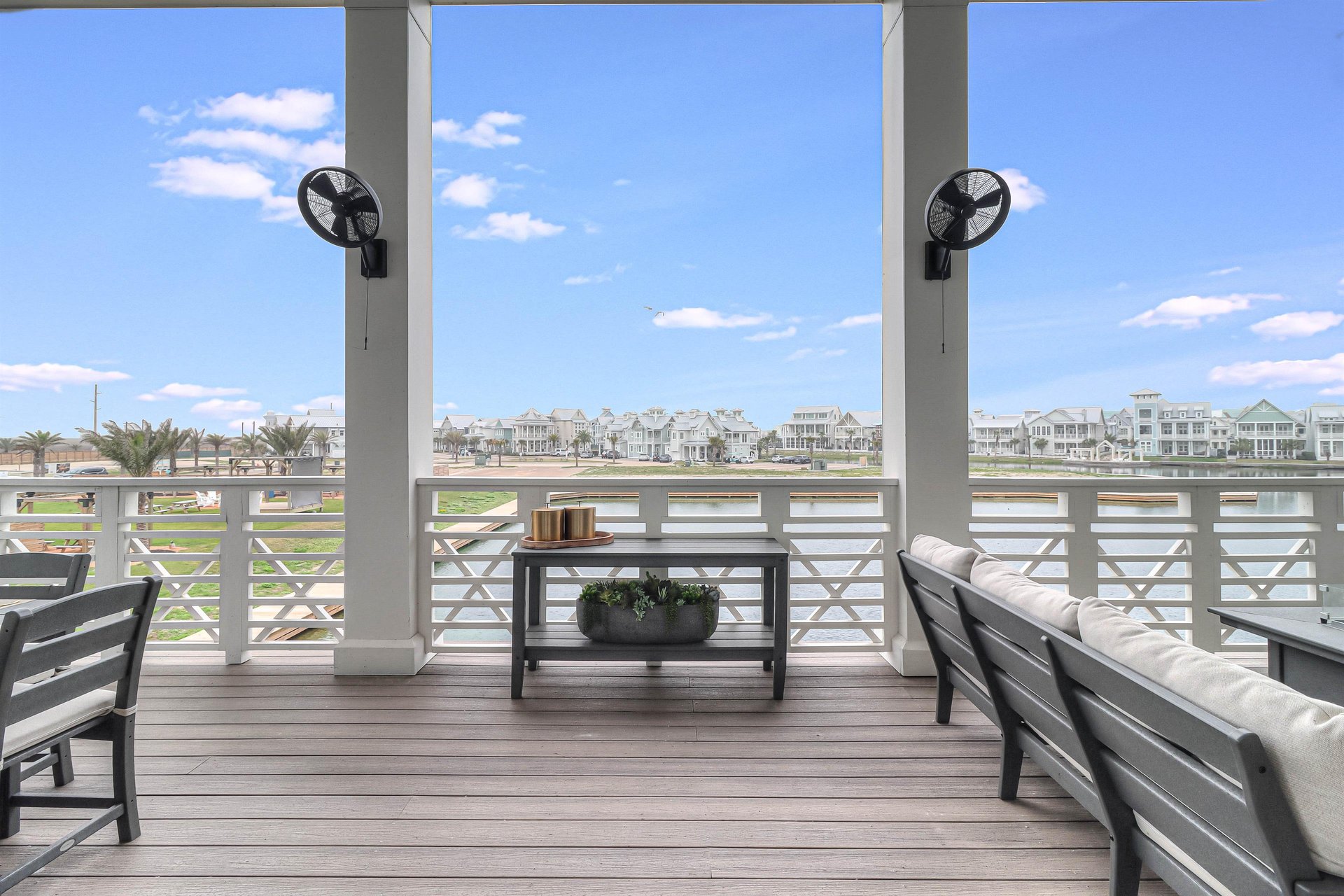 Lakeside Balcony With Fans, 2nd Floor